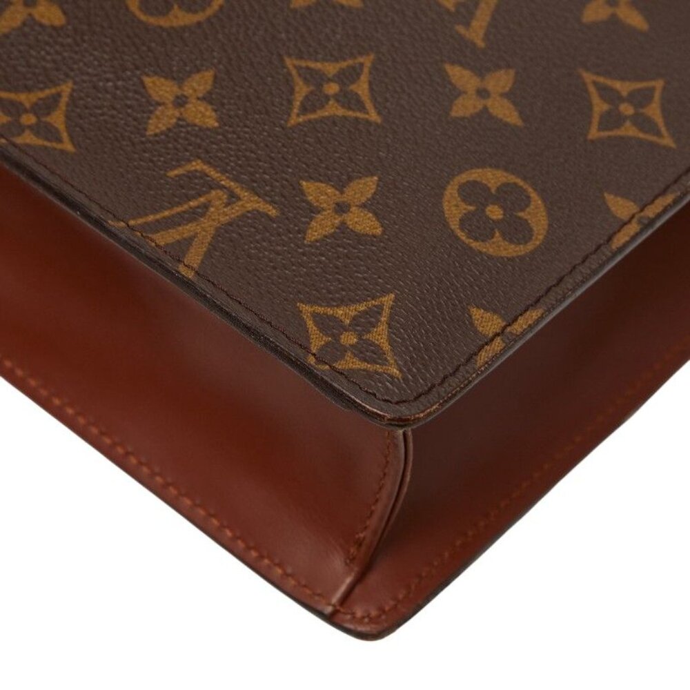 Louis Vuitton Monogram Monceau 2-Way Shoulder Bag Brown - Picture 6 of 10